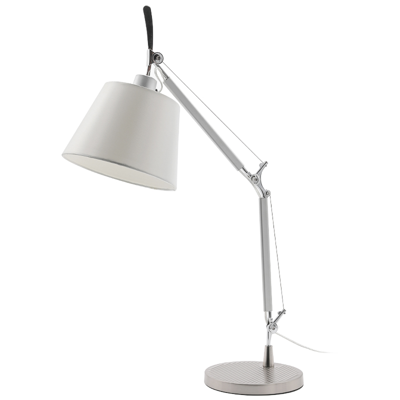 Настольная лампа Tolomeo Tavolo Basculante Белый Хром в Твери | Loft Concept 