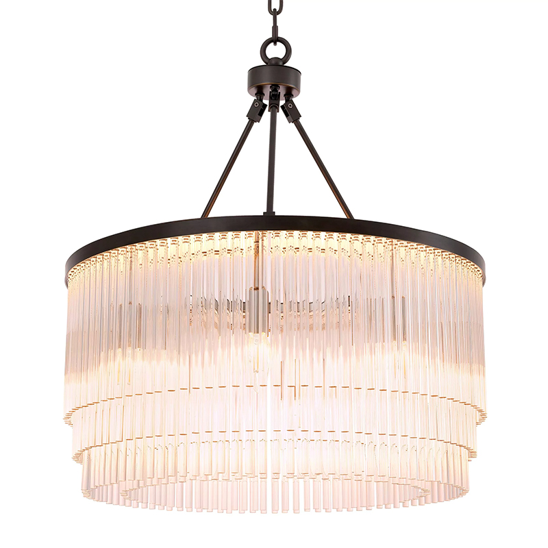 Люстра Eichholtz Chandelier Hector S Bronze Прозрачное Стекло Черный Темная бронза Люстра Eichholtz Chandelier Hector S Bronze Прозрачное Стекло Черный Темная бронза в Твери | Loft Concept
