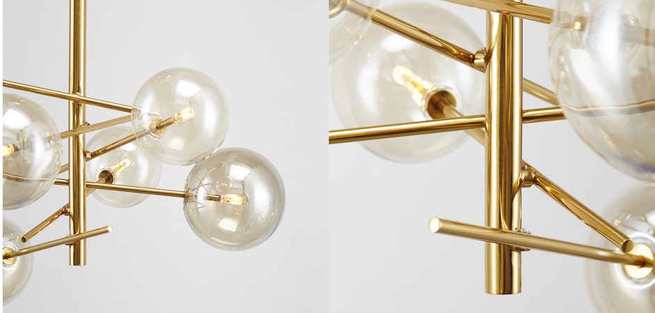 Люстра Bolle hanging lamp Gallotti & radice Люстра Bolle hanging lamp Gallotti & radice - Loft-Concept в Твери