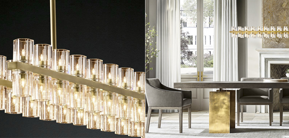 Люстра Restoration Hardware Arcachon Linear Chandelier Люстра Restoration Hardware Arcachon Linear Chandelier - Loft-Concept в Твери