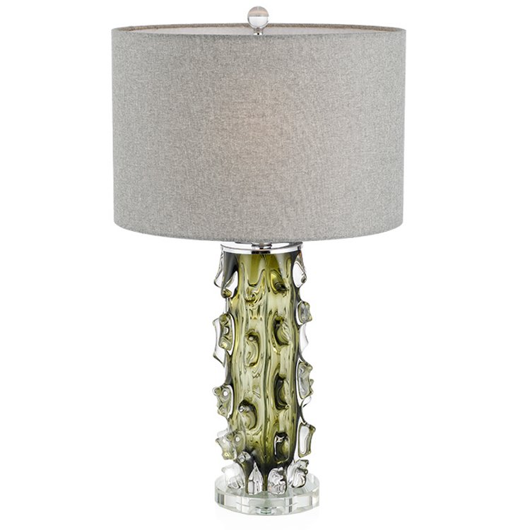 Настольная лампа Glass Cactus Зеленый Серый Настольная лампа Glass Cactus Зеленый Серый в Твери | Loft Concept