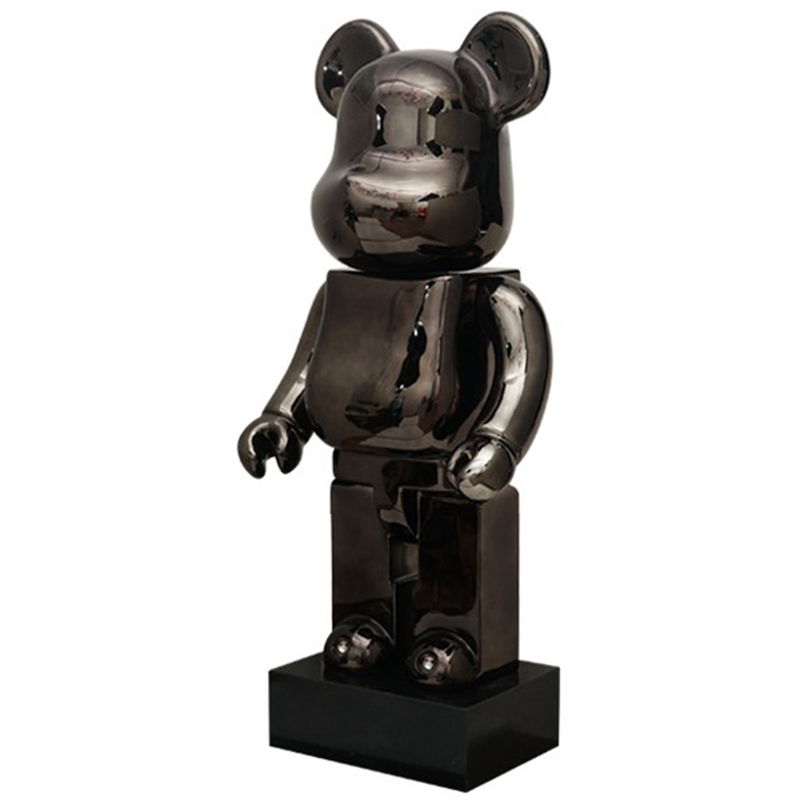 Статуэтка Bearbrick Black on stand Черный Статуэтка Bearbrick Black on stand Черный в Твери | Loft Concept