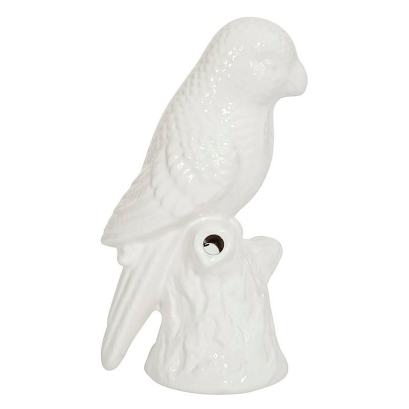 Фигурка керамика белый попугай Small Parrot Белый Фигурка керамика белый попугай Small Parrot Белый в Твери | Loft Concept