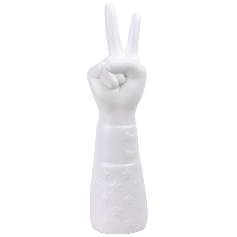 Статуэтка Jonathan Adler Peace Hand Sculpture Белый Статуэтка Jonathan Adler Peace Hand Sculpture Белый в Твери | Loft Concept
