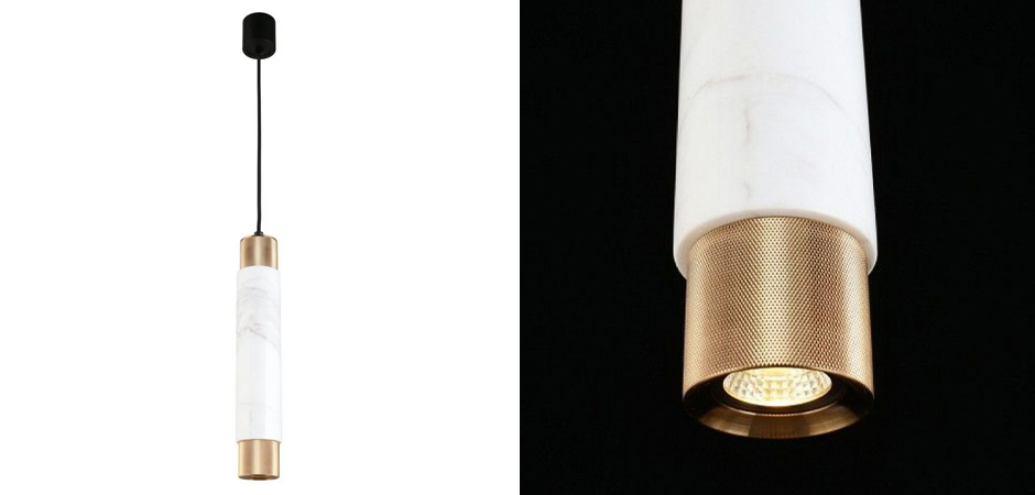 Подвесной светильник Cocktail Tube Бронзовый Подвесной светильник Cocktail Tube Бронзовый - Loft-Concept в Твери