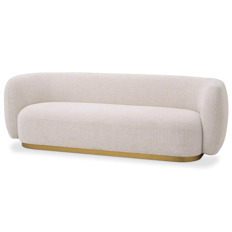 Диван Eichholtz Sofa Roxy Кремовый Латунь Диван Eichholtz Sofa Roxy Кремовый Латунь в Твери | Loft Concept