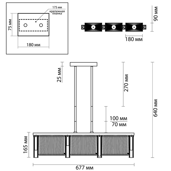 Люстра Madelen Chrome Linear Chandelier Люстра Madelen Chrome Linear Chandelier в Твери