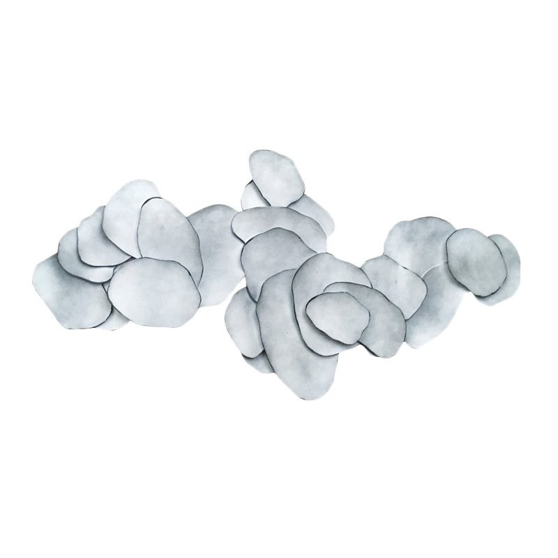 Арт-объект на стену Silver Blue Flakes Серо-голубой Арт-объект на стену Silver Blue Flakes Серо-голубой в Твери | Loft Concept