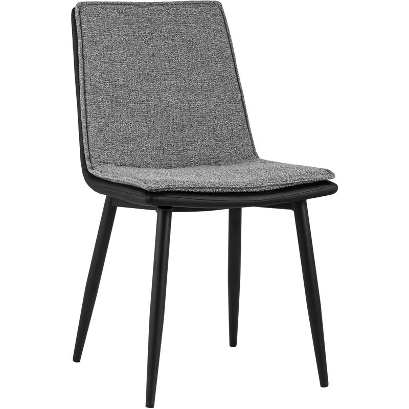Стул Melissa  Chair Серая Рогожка Серый Черный в Твери | Loft Concept 