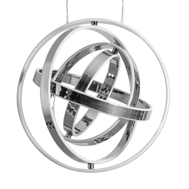 Люстра дизайнерская Rings Серебряный Люстра дизайнерская Rings Серебряный в Твери | Loft Concept