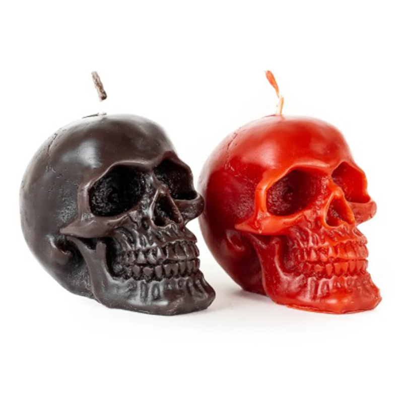 Набор свечей Black Red Skulls Черный Красный Набор свечей Black Red Skulls Черный Красный в Твери | Loft Concept