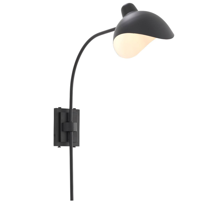 Бра Wall Lamp Pelham Black Черный Бра Wall Lamp Pelham Black Черный в Твери | Loft Concept