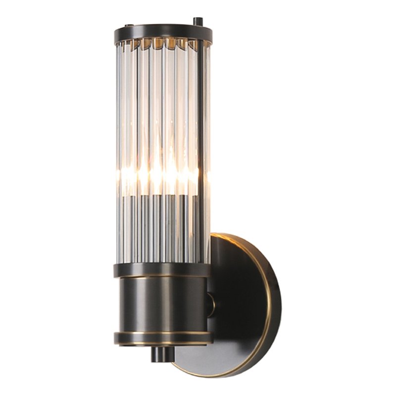 Ralph Lauren Бра Allen Single Sconce Темная бронза Прозрачный (Transparent) Ralph Lauren Бра Allen Single Sconce Темная бронза Прозрачный (Transparent) в Твери | Loft Concept