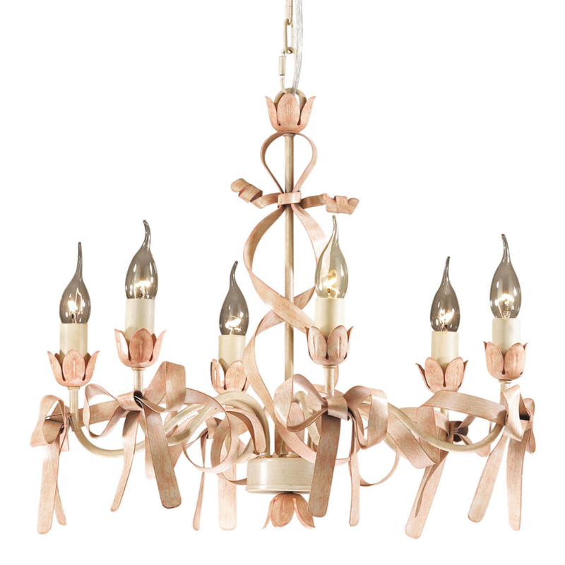 Люстра Kinder rosset 6 Dirty Rose Кремовый Люстра Kinder rosset 6 Dirty Rose Кремовый в Твери | Loft Concept