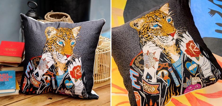 Декоративная подушка Leopard Grey - Loft-Concept в Твери