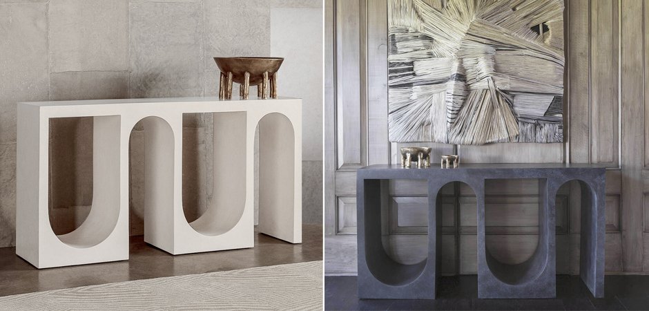 Консоль ROXBURY CONSOLE Grey Консоль ROXBURY CONSOLE Grey - Loft-Concept в Твери