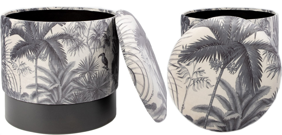 Пуф PUF Jungle Print plants&toucan small Пуф PUF Jungle Print plants&toucan small - Loft-Concept в Твери