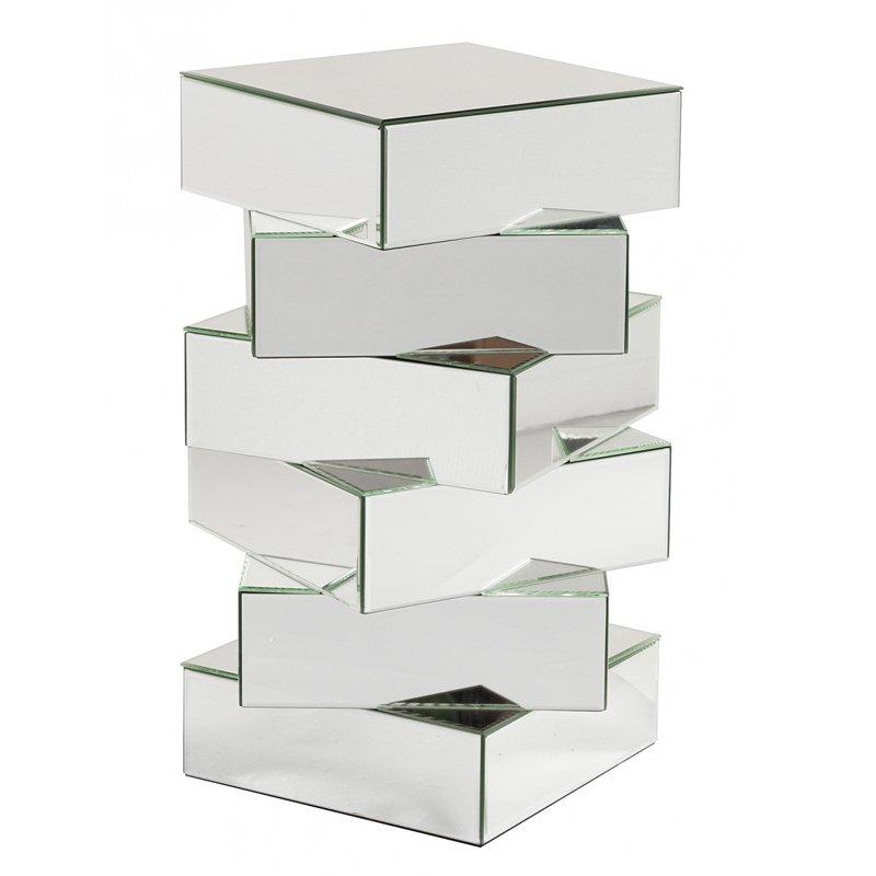 Приставной столик Mirrored Tower Зеркало Приставной столик Mirrored Tower Зеркало в Твери | Loft Concept