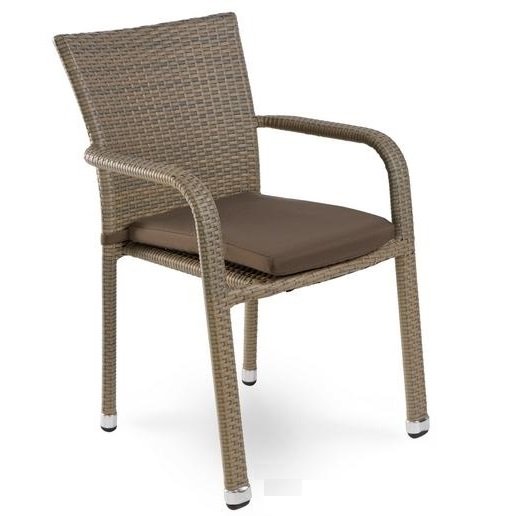 Стул Rottan chair beige Бежево-серый Стул Rottan chair beige Бежево-серый в Твери | Loft Concept