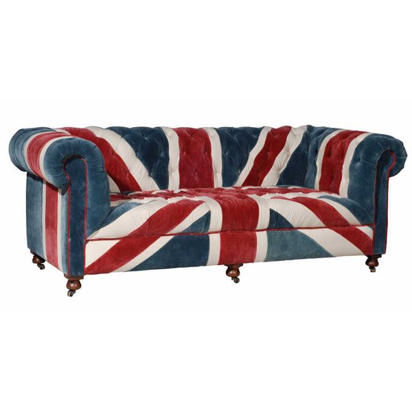 William Sofa Union Jack Velvet Andrew Martin Мульти William Sofa Union Jack Velvet Andrew Martin Мульти в Твери | Loft Concept