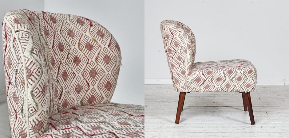 Кресло с розовым орнаментом KELIM Pattern Кресло с розовым орнаментом KELIM Pattern - Loft-Concept в Твери