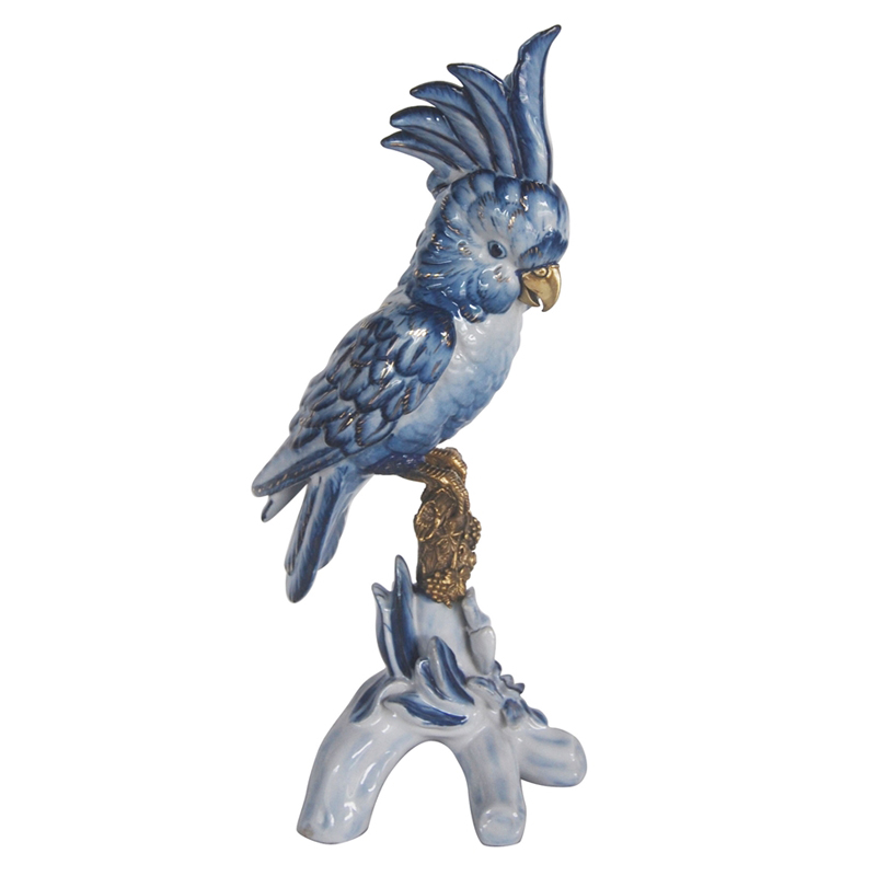Статуэтка Blue Parrot Синий Бронза Статуэтка Blue Parrot Синий Бронза в Твери | Loft Concept