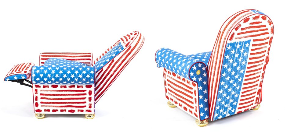 Кресло Seletti Lazy Painter USA - Loft-Concept в Твери