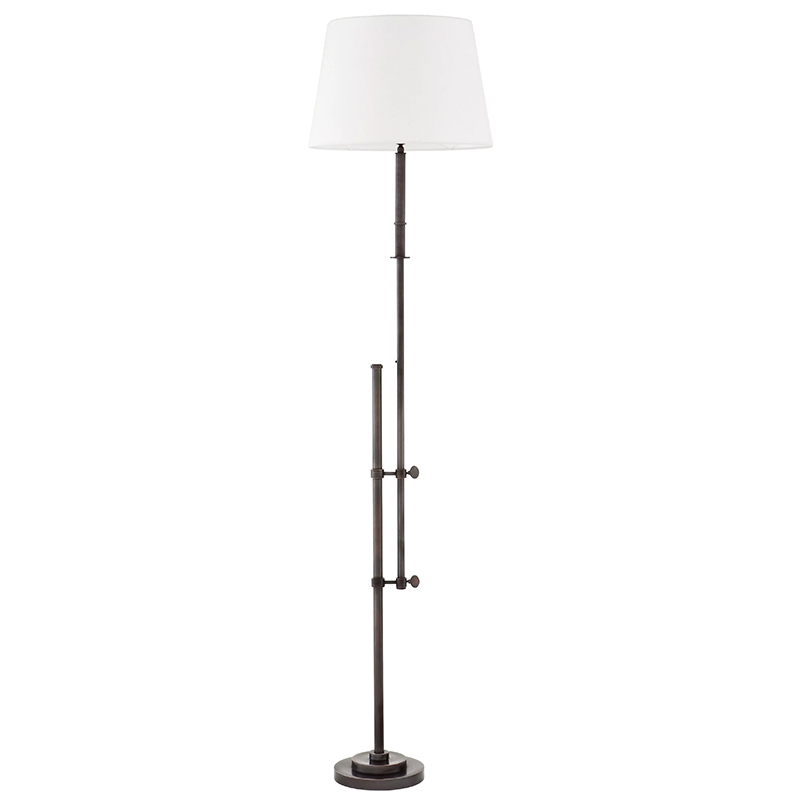 Торшер Eichholtz Floor Lamp Gordini Bronze Белый Темная бронза Торшер Eichholtz Floor Lamp Gordini Bronze Белый Темная бронза в Твери | Loft Concept