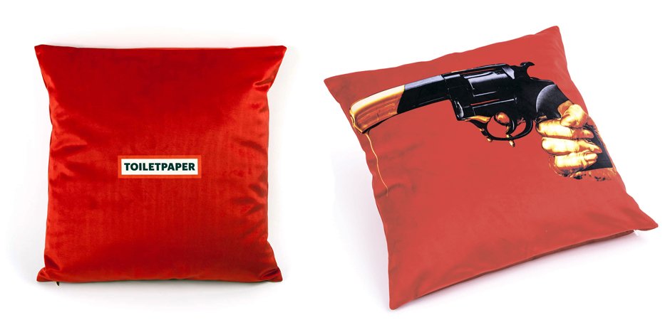 Подушка Seletti Cushion Revolver Toiletpaper Подушка Seletti Cushion Revolver Toiletpaper - Loft-Concept в Твери