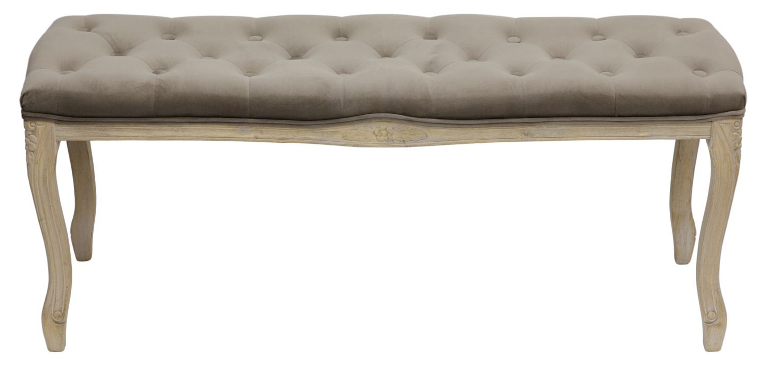 Банкетка French Provence Farmhouse Bench grey - фото