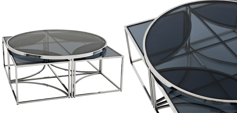 Кофейный стол Eichholtz Coffee Table Padova Stainless steel Кофейный стол Eichholtz Coffee Table Padova Stainless steel - Loft-Concept в Твери