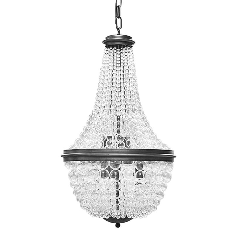 Люстра Bubble Blower Classic Chandeliers Графит Прозрачный Люстра Bubble Blower Classic Chandeliers Графит Прозрачный в Твери | Loft Concept