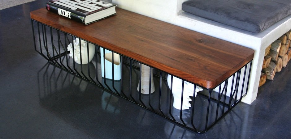 Банкетка-столик Reza Feiz Wired Bench Банкетка-столик Reza Feiz Wired Bench - Loft-Concept в Твери