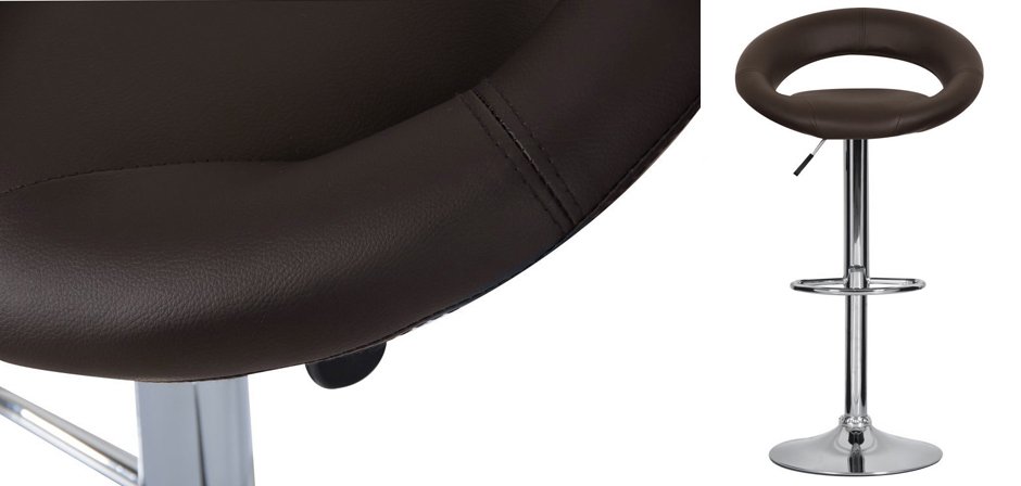Барный стул Ring Dark Brown Барный стул Ring Dark Brown - Loft-Concept в Твери
