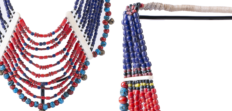 Этническое ожерелье на подставке Line Beads Этническое ожерелье на подставке Line Beads - Loft-Concept в Твери