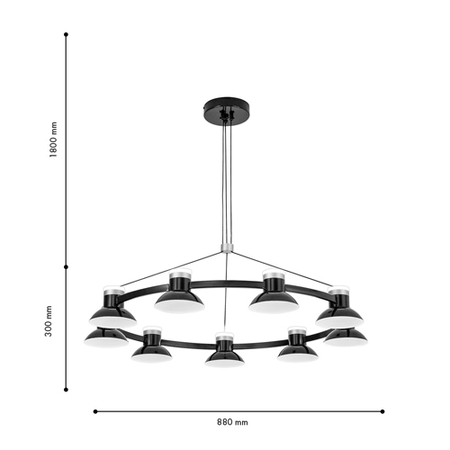 Люстра Celevis Black 92 Люстра Celevis Black 92 в Твери
