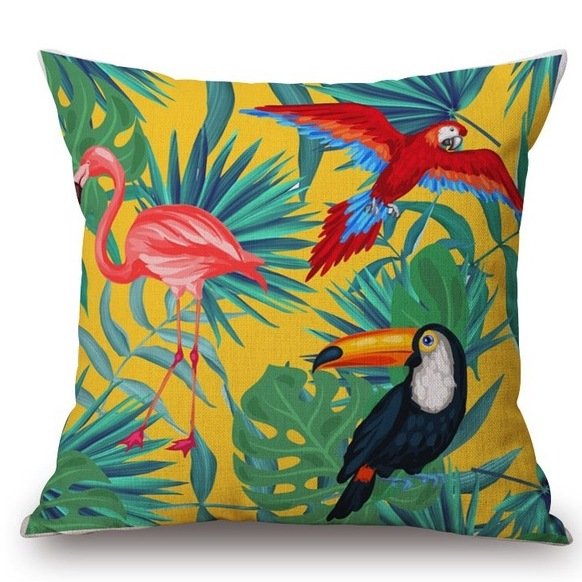 Декоративная подушка Toucans Декоративная подушка Toucans в Твери | Loft Concept