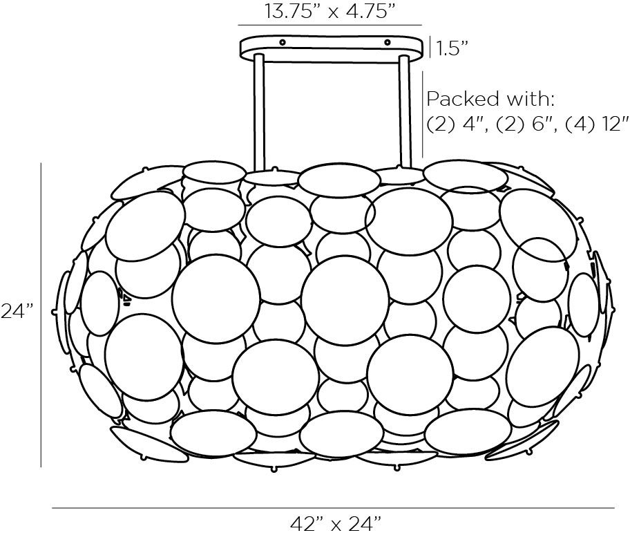 Люстра Arteriors NEBULA CHANDELIER Люстра Arteriors NEBULA CHANDELIER в Твери