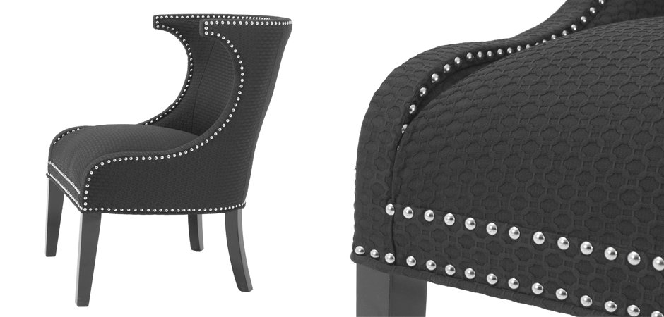 Кресло Eichholtz Chair Elson black Кресло Eichholtz Chair Elson black - Loft-Concept в Твери
