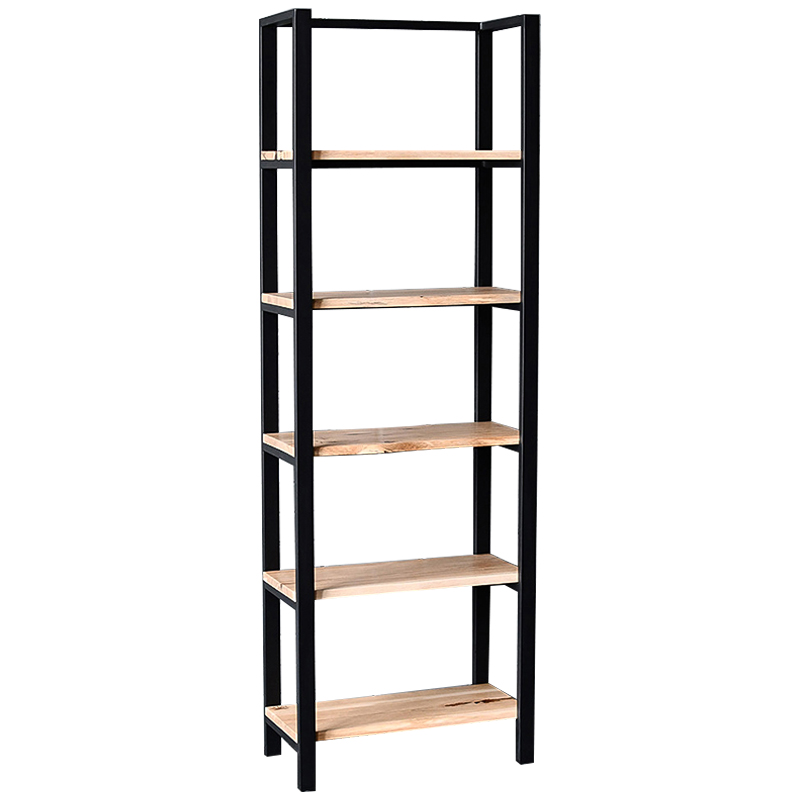 Стеллаж Holt Industrial Metal Rust Rack Древесина Черный Стеллаж Holt Industrial Metal Rust Rack Древесина Черный в Твери | Loft Concept