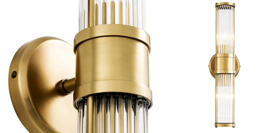 Бра Wall Lamp Claridges Double Brass Бра Wall Lamp Claridges Double Brass - Loft-Concept в Твери