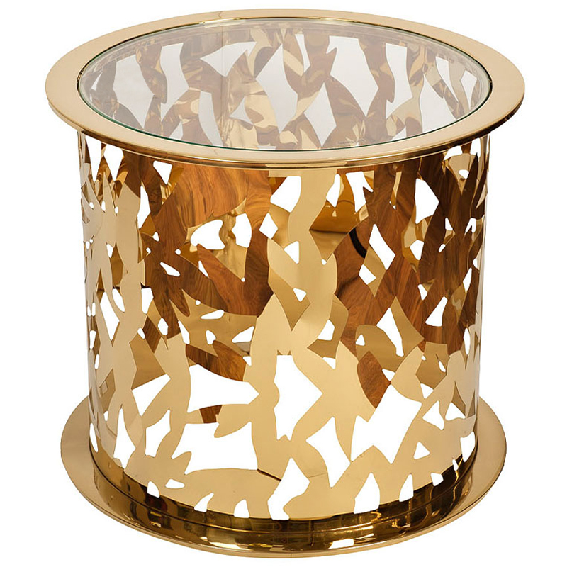 Приставной стол Dorieno Side Table Золотой Приставной стол Dorieno Side Table Золотой в Твери | Loft Concept