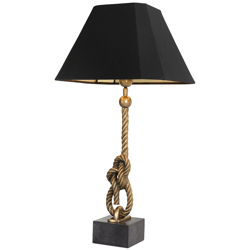 Настольная лампа Eichholtz Table Lamp Miles Черный Винтажная латунь Настольная лампа Eichholtz Table Lamp Miles Черный Винтажная латунь в Твери | Loft Concept