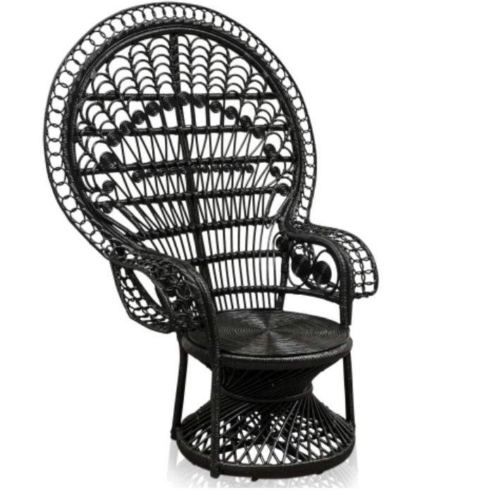 PEACOCK CHAIR Кресло Черный PEACOCK CHAIR Кресло Черный в Твери | Loft Concept