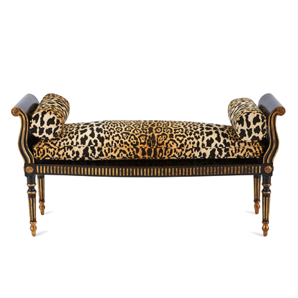 Оттоманка Attina Leopard Bench Мульти в Твери | Loft Concept 