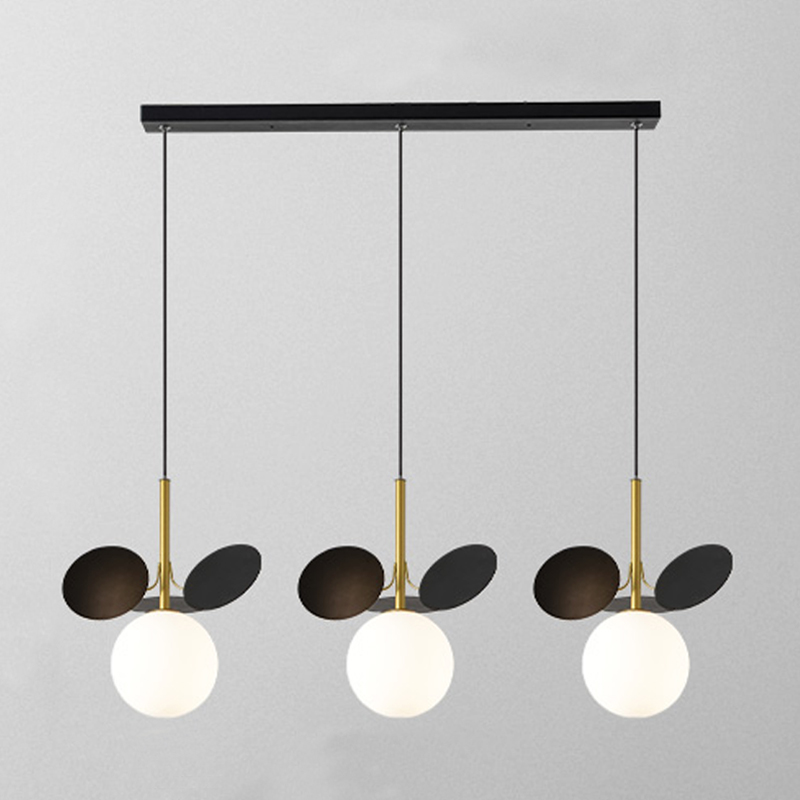 Люстра MATISSE Pendant Triple black Золотой Белый Черный Люстра MATISSE Pendant Triple black Золотой Белый Черный в Твери | Loft Concept