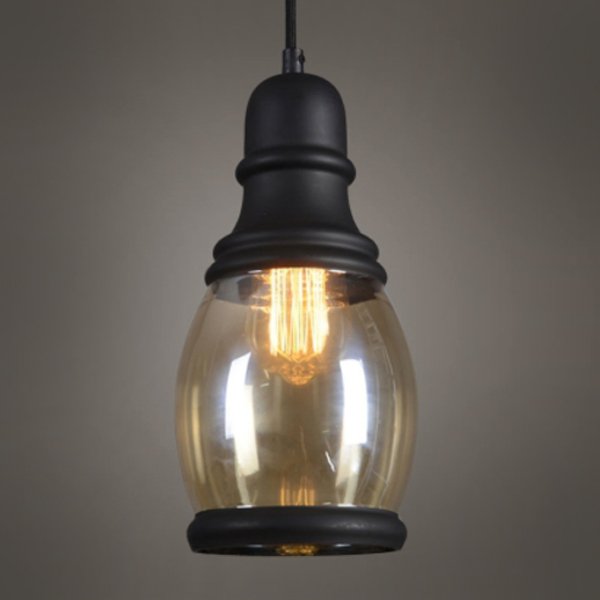 Подвесной светильник Loft Smoke Glass Pendant #3 Черный Подвесной светильник Loft Smoke Glass Pendant #3 Черный в Твери | Loft Concept