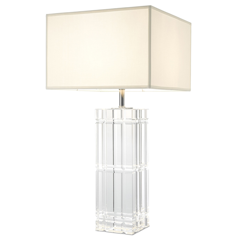 Настольная лампа Eichholtz Table Lamp Universal Прозрачный Белый Никель Настольная лампа Eichholtz Table Lamp Universal Прозрачный Белый Никель в Твери | Loft Concept