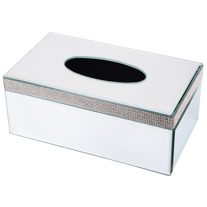 Шкатулка для салфеток Rhinestones Tissue Holder Box Зеркало Шкатулка для салфеток Rhinestones Tissue Holder Box Зеркало в Твери | Loft Concept