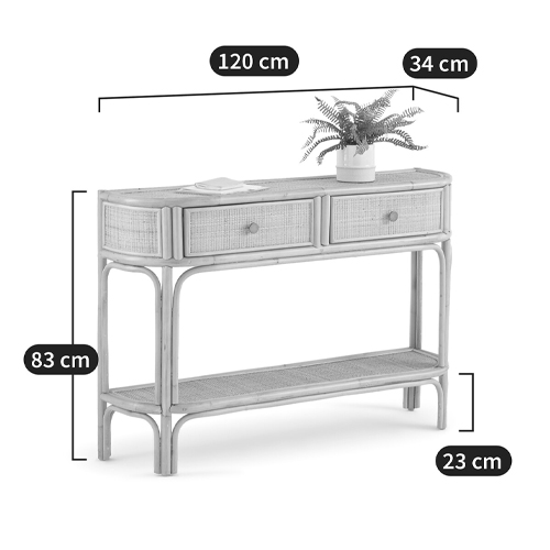 Консоль из плетеного ротанга с ящиками Armelle Rattan Console Консоль из плетеного ротанга с ящиками Armelle Rattan Console в Твери